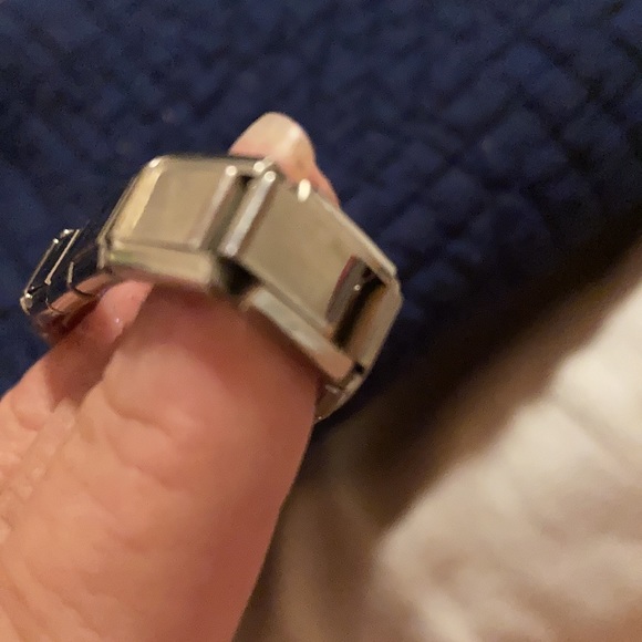 5/$25 Six inch chrome expansion bracelet for child. Vintage. No markings. - Picture 4 of 4